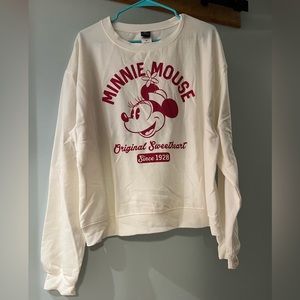 Off White Minnie Mouse Sweatshirt